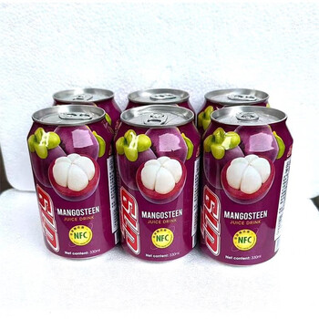 Qiaozilang vietnamese mangosteen juice drink non-concentrated reduction j79 specialty flavor full box 24 cans 330ml delicious 6 cans