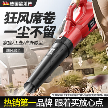 Oulaide high-power blower industrial blower electric snow blower and leaf machine road dust removal storm blower portable (load 2800w) turbine burst blower