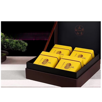 Yanhai 50% off golden bud tea premium 2024 new tea mingqian golden leaf gift box anji tea tree variety rare white 501g one gift box/total 500g