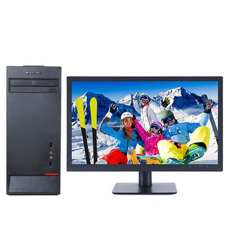 Second-hand 80% new lenovo second-hand computer desktop host with monitor, quad-core processor, solid state drive integrated display/individual display, home entertainment, office complete set i5-3470/16g/256g/21.5 monitor