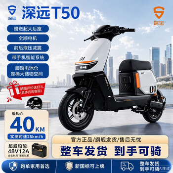 Shenzhen shenzhen t50 new national standard electric bicycle can be registered. lithium battery for home commuting and takeout. front and rear disc brake tubeless tires, super long endurance and sufficient power. naked bike + 48v12a lead-acid battery (can be licensed).