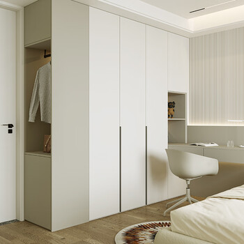 Oppein whole house custom cabinets wardrobe bedroom cabinet furniture cloakroom tv cabinet entrance cabinet custom-made urban morning light single flat custom price