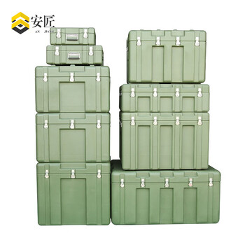 Anjiang plastic box combat readiness material transport box rescue equipment equipment turnover box instrument connection airdrop box (customized version)