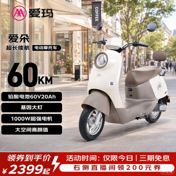 Emma electric motorcycle aido emma 60v20ah electric car jingdong self-operated battery car lead-acid battery long-life electric motorcycle bailimi
