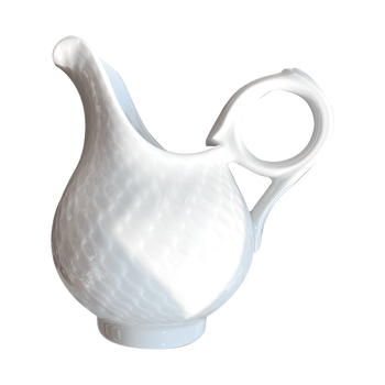 Yanbo zhishuangge germany meissen meissen porcelain magic wave relief series pure white small milk bottle pure white small milk bottle