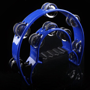 Shanbei large metal sand drum percussion instrument ktv band professional tambourine accompaniment performance sand hammer adult iron sand drum large blue rattle