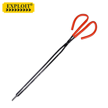 Exploit garbage clip household fire tongs garbage sorting iron tongs 49cm fire tongs set handle