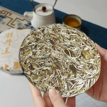 Haomu 2021 first spring white peony king white tea mingqian first picked fuding alpine tea fujian floral tea cake 300g new tea
