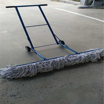 Push mop cart factory workshop garage mopping extra large cotton thread replaceable head dust push mop cleaning one meter two dust cart complete set