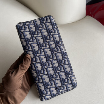 Second-hand 99 new unused d di ior austria old flower zipper wallet