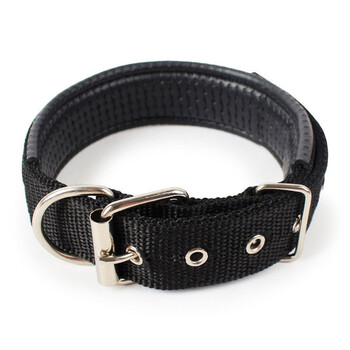 Dog collar neck collar small medium large dog puppy husky golden retriever teddy collar pet supplies black l 3.0 (recommended 20-40 catties)