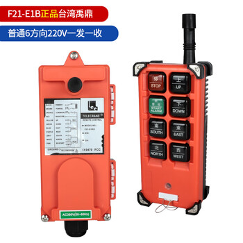 Delixi electric f21e1b 220v380v chain electric hoist crane crane aerial crane industrial wireless remote control ordinary 6 directions 220v one send and one receive