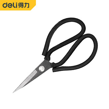 Deli tools 200mm household scissors, home kitchen scissors, home hand scissors, scissors dl2615