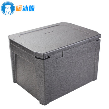 Warm ice bear 180l large insulated box epp foam box commercial takeaway food grade insulated fast food delivery outdoor refrigerator box 180l