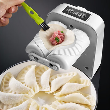 Oemg fully automatic dumpling making machine household food grade electric dumpling pinching machine artifact small pressure dumpling special machine electric dumpling making artifact full power can wrap about 1500 dumplings