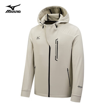 Mizuno mizuno outdoor jacket men's spring and autumn solid color versatile windproof jacket soft shell jacket for men
