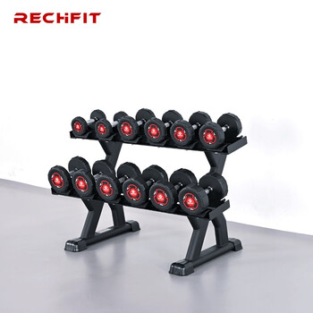 Rechfit dumbbell men's and women's universal fixed weight set combination fitness equipment gym professional dumbbell rack 135kg dumbbell combination