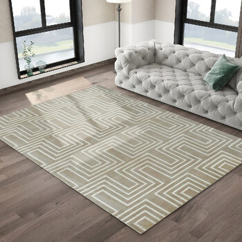 Haima carpet modern simple living room bedroom study carpet new zealand wool handmade carpet hm-15579 hm-15579 customized pre-sale 2.4m*3.4m