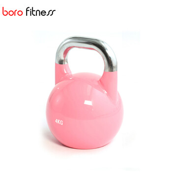 Boro competitive kettlebell 4-30kg set all-steel portable dumbbell men's and women's fitness home personal training tool kettlebell rack 4kg