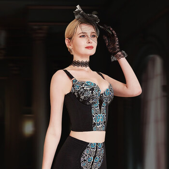 Yasi meiditing dumanyi beauty salon thin shapewear body manager mold underwear belly controlling butt lifting pants three-piece set push-up long bra xl/76 size (95-105 jin)