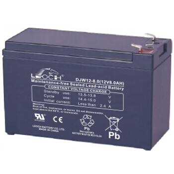 Leoch battery djw12-8.0 12v8.0ah ups dc screen home talk