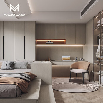 Marge bedroom custom-made multi-functional tatami bed cabinet integrated wardrobe custom-made whole house custom-made tatami solid wood prepaid deposit