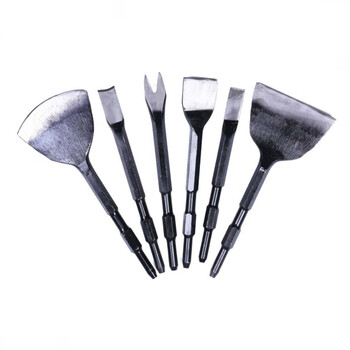 Sheng xinhui's complete set of copper removal tools for removing motor copper wire tools, electric pick shovel, flat shovel, removal of motor wire waste, special copper removal tool, round head, hexagonal all-steel 6-piece set, special electric pick