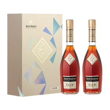 Remy martin club 500ml double gift box old packaging french high-quality cognac original imported wine 500ml 2 bottles