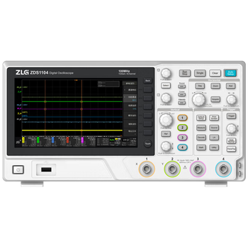 Zlg zhou ligong zds1104 high-precision digital oscilloscope 100m bandwidth 1g sampling rate zhiyuan electronics