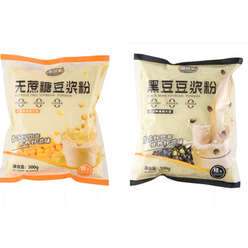 Lianxiaoguo pure soy milk powder original flavor 0 sucrose ready-to-drink red date black soy milk powder breakfast mellow 500g drink bag without sucrose + black beans 2 bags 1000g
