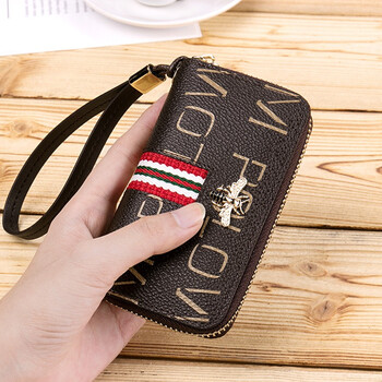 Williampolo paul's new key bag women's korean version keychain women's coin purse simple large-capacity car key bag red