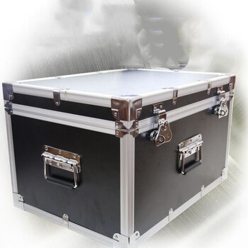 Huidingxin extra large aluminum alloy toolbox flight case instrument box equipment prop box exhibition box trolley box customized medium size 40*30*26