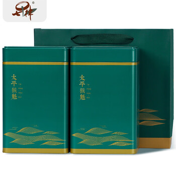 Qilu taiping houkui 2024 new tea special handmade orchid fragrance green tea tea e-commerce wholesale 500g canned 500g