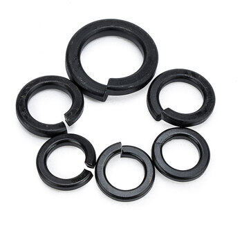 Jinggong gb93 black 8-level spring washer spring washer open washer m24 5 pieces