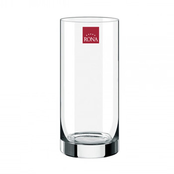 Rona imported from the czech republic rona lead-free crystal glass hot water cup juice milk cup glass water cup beverage cup straight cup 440ml