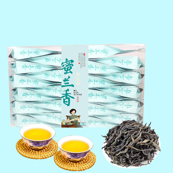 Ji mingxiang supermarket boxed tea strong-flavor tieguanyin dahongpao souchong black tea jin junmei single cluster tea souchong black tea 50 bags 250g box