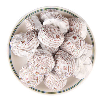 Valerui authentic yunnan aged glutinous rice fragrant tea pu'er tea ripe tea cake glutinous fragrant pu'er strong flavor special fragrant xiaotuo tea old tea guest 250g paper bag