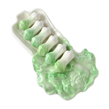 Runhua nian chopstick holder pillow ceramic chopstick holder chopstick holder hotel daily tableware chopstick holder chopstick holder chopstick pillow set student resistance one large + six small