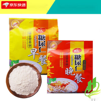 Aohe diabetic kernel breakfast dinner xylitol dietary nutrient porridge staple food ready-to-eat porridge nutrition easy to brew diabetic kernel dinner 1 bag bag