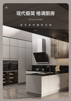 Huili dehaolaike cabinet custom galaxy series kitchen integrated kitchen cabinet quartz stone countertop cabinet pull basket drawer integrated