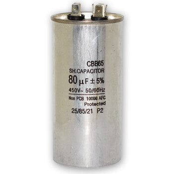 Cbb65 air conditioning capacitor 80uf 450v 80 microfarad compressor air compressor starting capacitor cbb65a-1