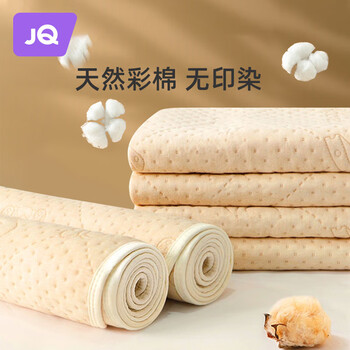 Jingqi diaper pad washable baby waterproof mattress breathable summer baby large bed sheet colorful cotton colorful cotton bear breathable upgraded version 50*70cm hemmed