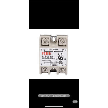 Single-phase solid state relay ssr-25da dc controlled ac 220v25a full flow solid state a grade ssr-25da