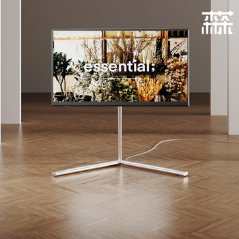 Sencha movable tv stand cart stainless steel floor-standing tv stand with wheels 40/55/65/75/85 inches suitable for xiaomi hisense tcl sony huawei skyworth silver stainless steel | complete model | suitable for 40-70 inches