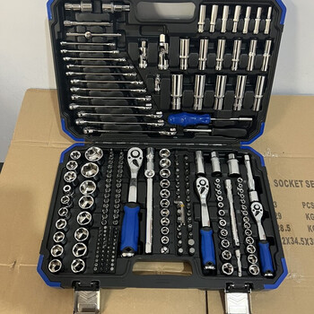161-piece auto repair tool set, car repair special set, 216-piece 72-tooth auto repair model