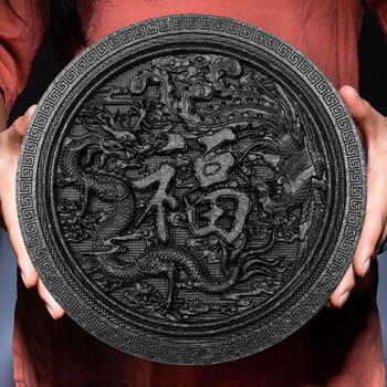 Weiting dragon and phoenix chengxiang dahongpao tea cake 1000g wuyi rock tea tea carving ornaments gift box + tea stand high-end boutique gift box dragon and phoenix fu 1000g