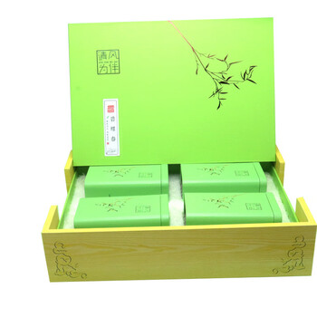 Ji ming xiang festival gifts, green tea gift box, tieguanyin, biluochun jasmine tea, maojian, wooden box, biluochun 500g