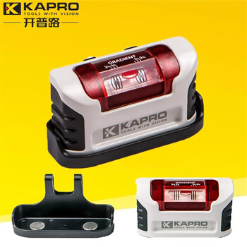 Kapro cape road mini small level high precision 946m aluminum alloy mini thick solid level level 10cm portable 946m-10cm (solid magnetic))