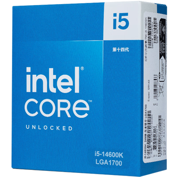 Quasi-new product intel (intel) i5-14600k core 14th generation 14 cores 20 threads five-year warranty desktop boxed processor cpu gaming office