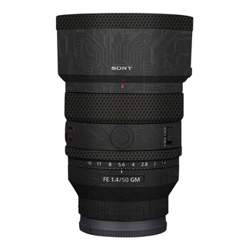 Meibendo suitable for sony 50f1.4gm protective film lens sticker fe50 1.4 gm frosted carbon fiber 3m circuit black fe50f1.4gm